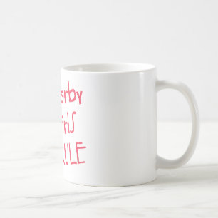 Caneca De Café Rolo Derby - regra das meninas de Derby