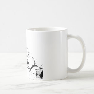 Caneca De Café Rolo do Pug do discrição