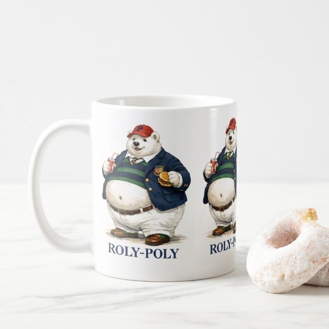 Caneca De Café Roly Poly Mug (Com Donut)