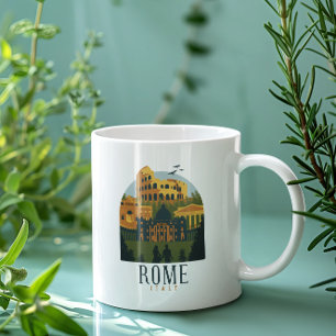 Caneca De Café Roma Colosseum Vintage