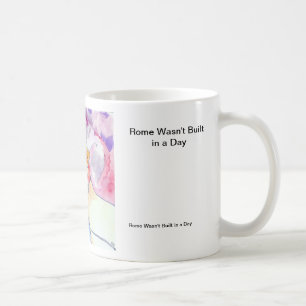 Caneca De Café Roma e Pavia não se fizeram num dia