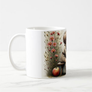 Caneca De Café Romance de Dia Chuvoso Pequenos Queridinhos Arte