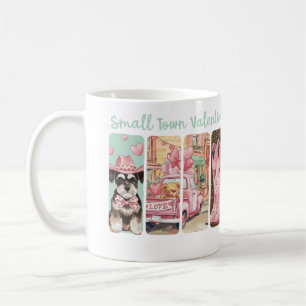 Caneca De Café Romance do Namorados Ocidental com Miniatura Schna