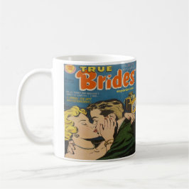 Caneca De Café Romance Vintage - Design do livro de histórias em