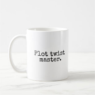 Caneca De Café Romancista Autor Engraçado Surpresa na Trama
