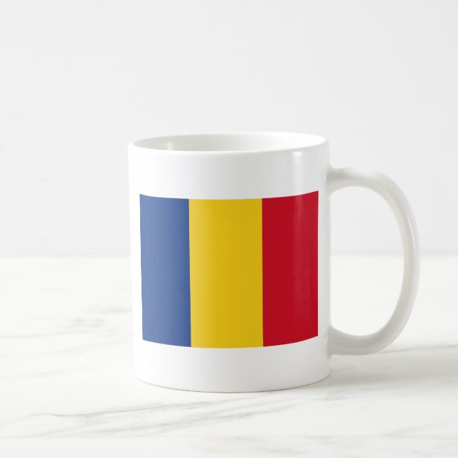 Caneca De Café Romania - bandeira romena - Drapelul României (Direita)