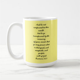 Caneca De Café Romanos 12:2 Mug