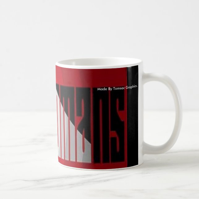 Caneca De Café Romanos neo - gráficos de Tomsac. (Direita)