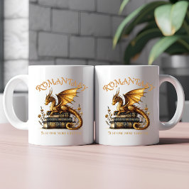 Caneca De Café Romantasy Dragões Livros Apenas mais um capítulo