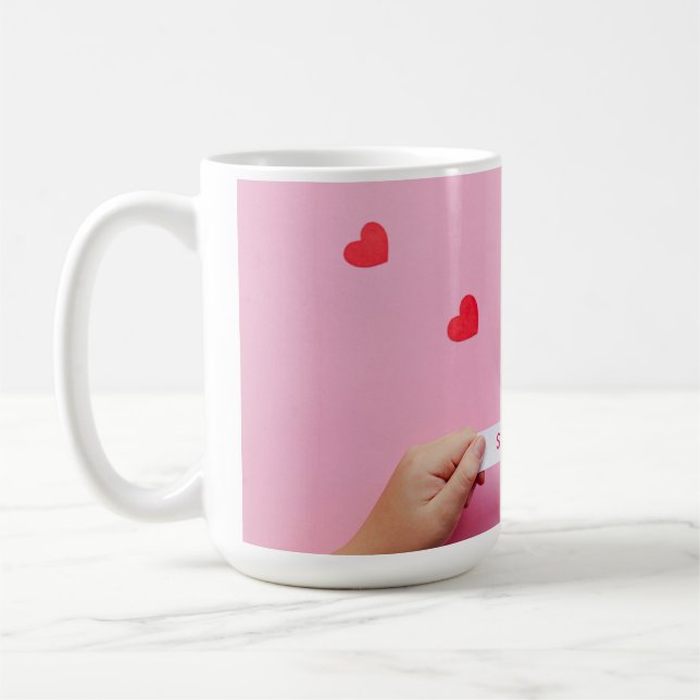 Caneca De Café Romântico Citação de Amor - Presente Perfeito para (Esquerda)