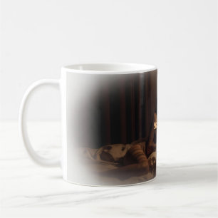 Caneca de Café Romântico de Cama Stay Close Cozy B