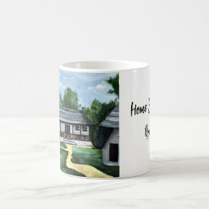 Caneca De Café Romênia - Tradicional Casa Russa da Transilvânia