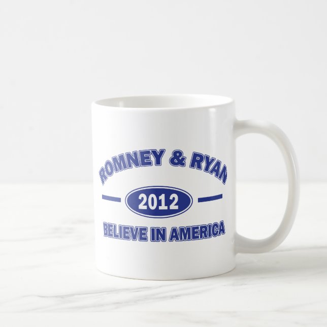 Caneca De Café Romney E Ryan 2012 (Direita)