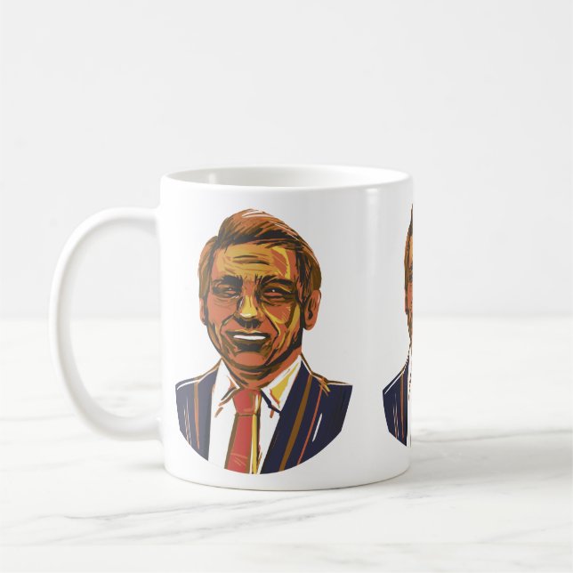 Caneca De Café ron desantis para presidente 2024 (Esquerda)