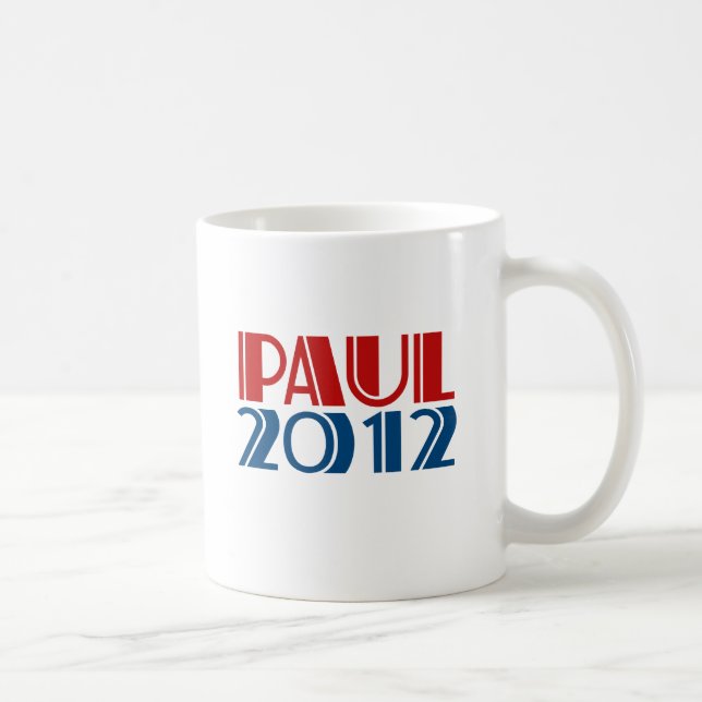 Caneca De Café RON PAUL 2012 (famoso) (Direita)