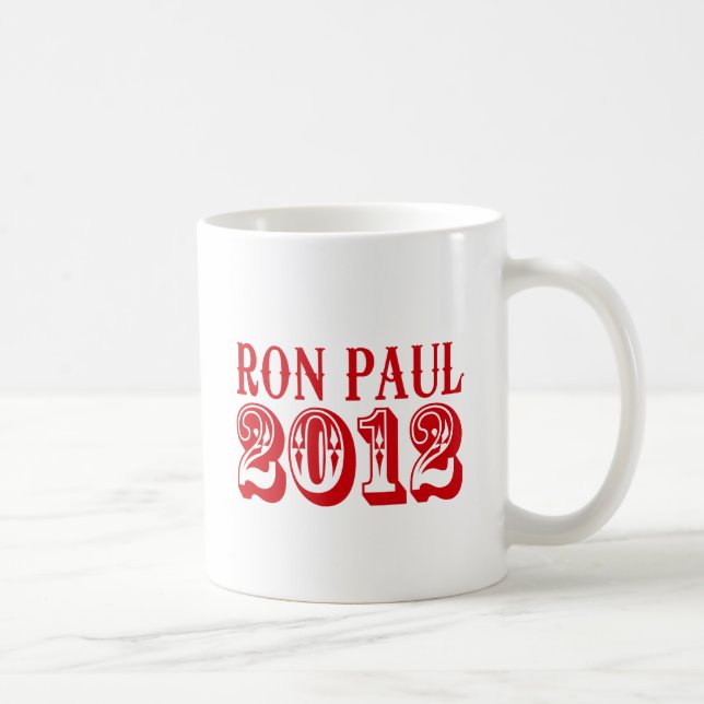 Caneca De Café RON PAUL 2012 (ocidental) (Direita)