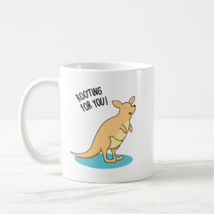 Caneca De Café Roo-Ting Para Você Engraçado Kangaroo Pun