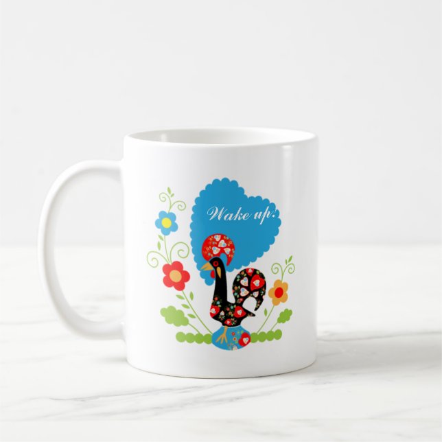 Caneca De Café Rooster Português (Esquerda)