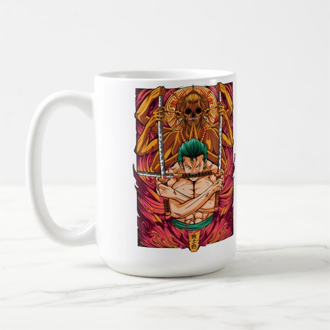 Caneca De Café Roronoa Zoro One Piece (Esquerda)