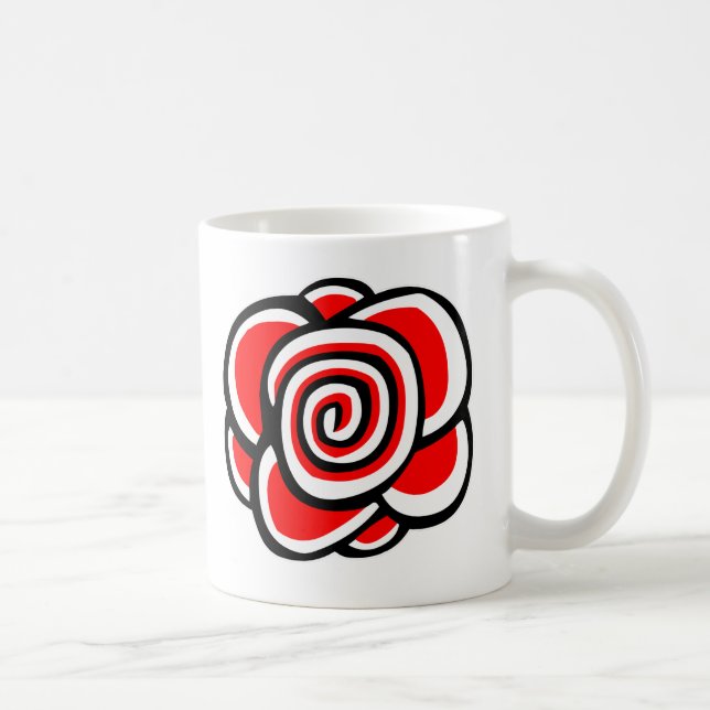 Caneca De Café Rosa (Direita)