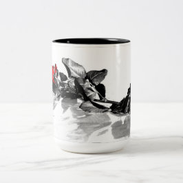 caneca de café rosa
