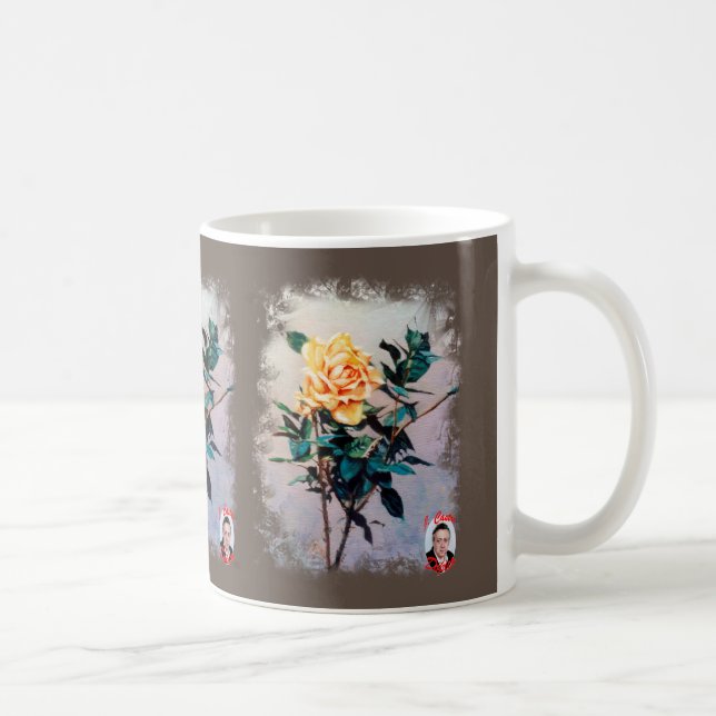 Caneca De Café Rosa (Direita)