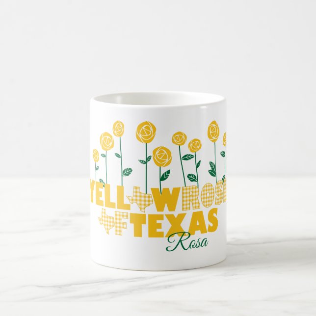 Caneca De Café Rosa Amarela do Texas - Jardim Rosa (Centro)