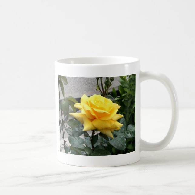 Caneca De Café Rosa amarelo de Texas (Direita)