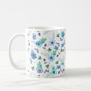 Caneca De Café Rosa azul