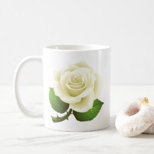 Caneca De Café Rosa Branca de Austin