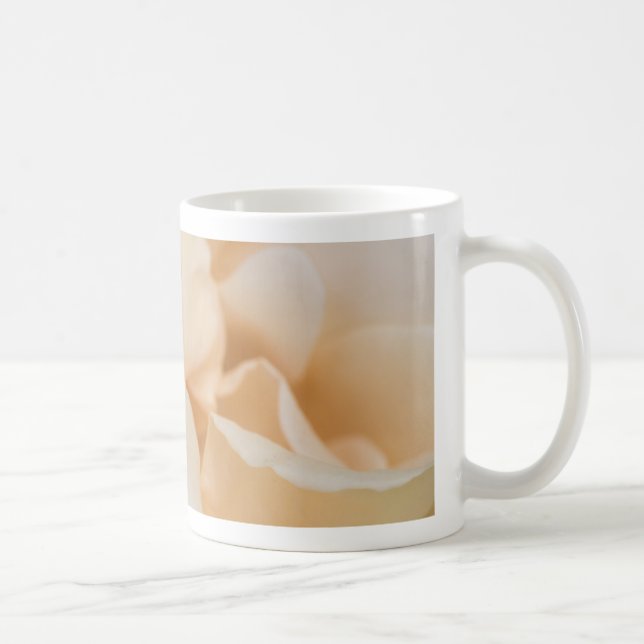 Caneca De Café Rosa cor bege (Direita)