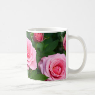 Caneca De Café Rosa cor-de-rosa, impressão primavera