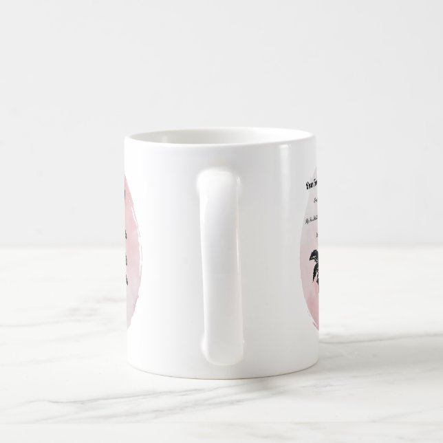 Caneca De Café Rosa de Algodão do Amor a Rosa (Alça)