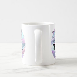 Caneca De Café Rosa de algodão no Pastel - Magia da Avó