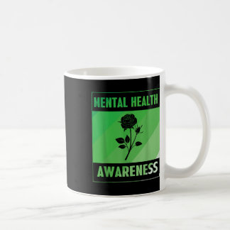 Caneca De Café Rosa de Consciência da Saúde Mental