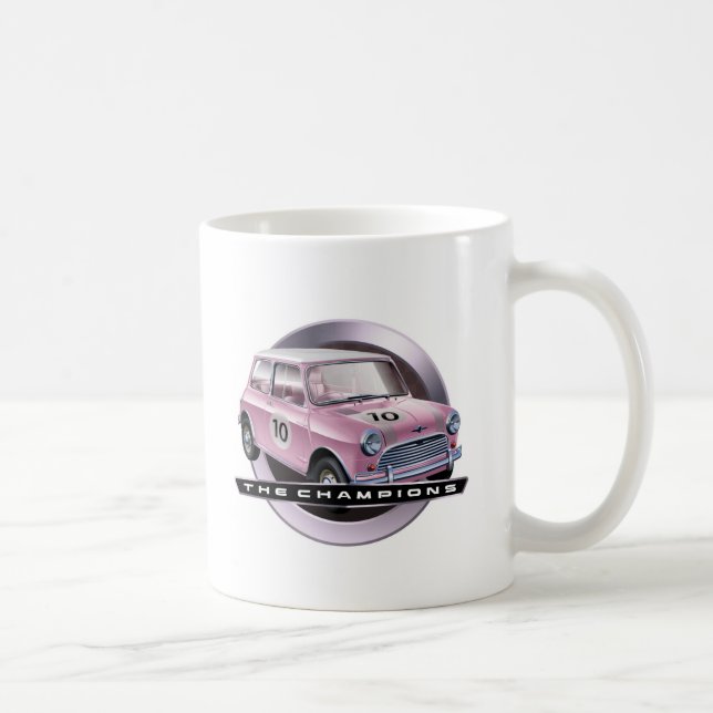 Caneca De Café Rosa de Mini Cooper S (Direita)