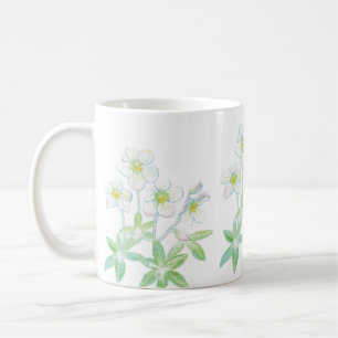 Caneca De Café Rosa de Natal, Helleborus niger
