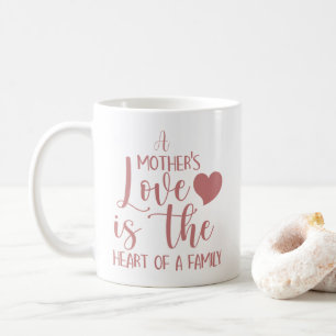 Caneca De Café Rosa Inspirador O Amor De Uma Mãe