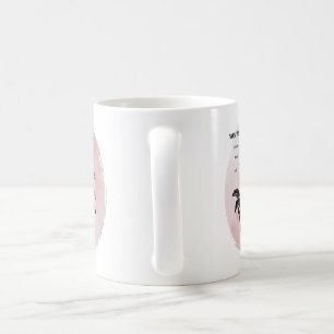 Caneca De Café Rosa mágica de algodão a rosa