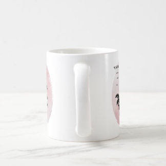 Caneca De Café Rosa mágica de algodão a rosa