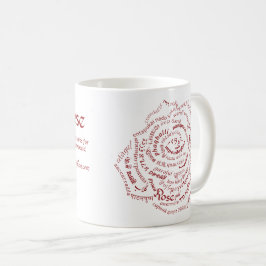 Caneca De Café Rosa Mug do Mundo