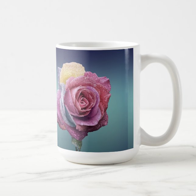 Caneca De Café Rosa multicolorido (Direita)
