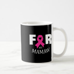 Caneca De Café Rosa Para O Meu Guerreiro Da Consciência Do Cancer