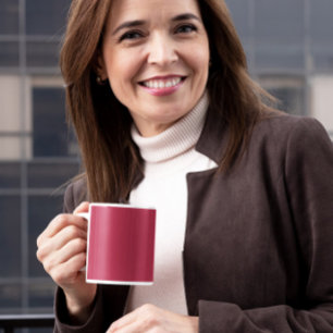 Caneca De Café Rosa Quente