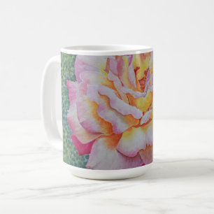 Caneca De Café Rosa Rosa no Primavera