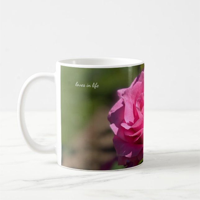 Caneca De Café Rosa Rosa Rosa solteiro (Esquerda)