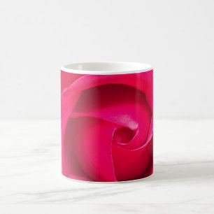 Caneca De Café Rosa Rosa Vermelha Romântica