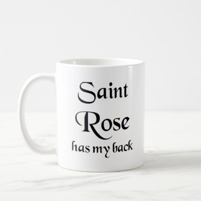 caneca de café rosa santo (Esquerda)