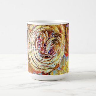 Caneca de Café Rosa Sol Nascente
