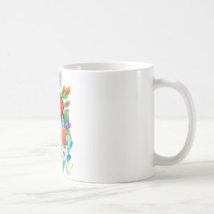 Caneca De Café Rosa Tatto Hearts